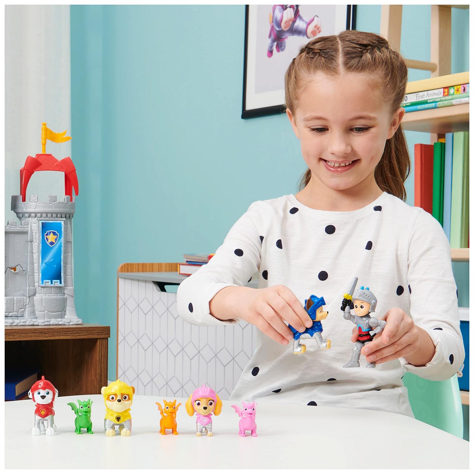 Игровой набор Paw Patrol Rescue Knights Райдер и щенки, 8 игрушечных фигурок, фото №6