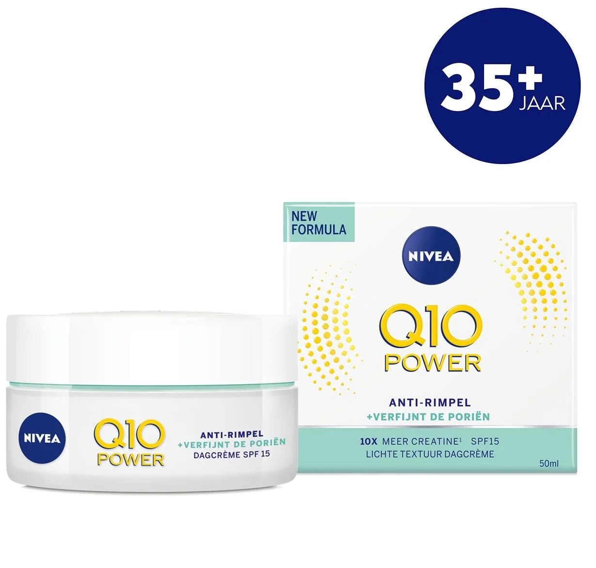 Денний крем Nivea Q10 проти зморшок легка текстура 50 мл, фото №4 Денний крем Nivea Q10 проти зморшок легка текстура 50 мл, фото №4