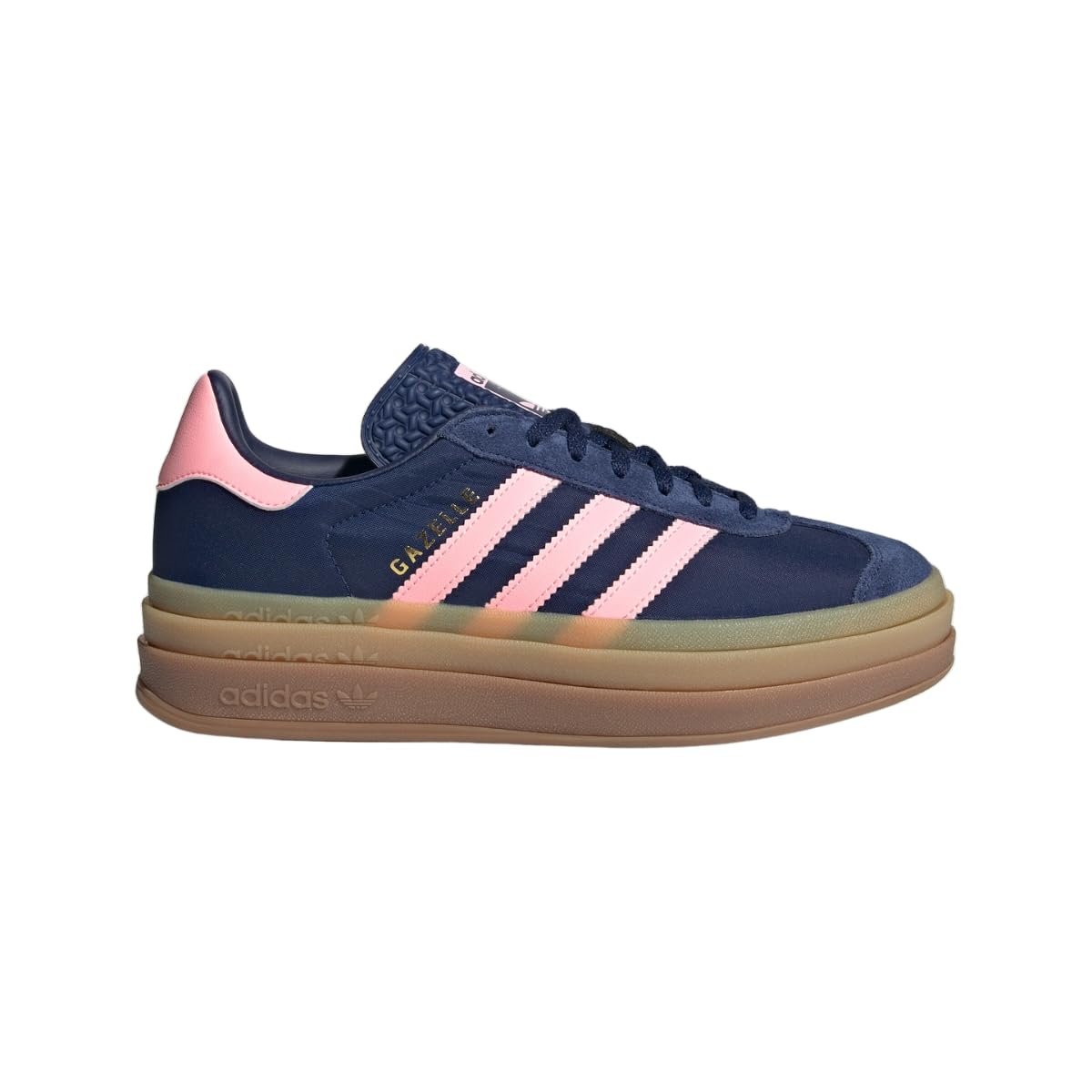 Кроссовки Adidas Gazelle Bold Женские Розовый Зеленый, фото №3