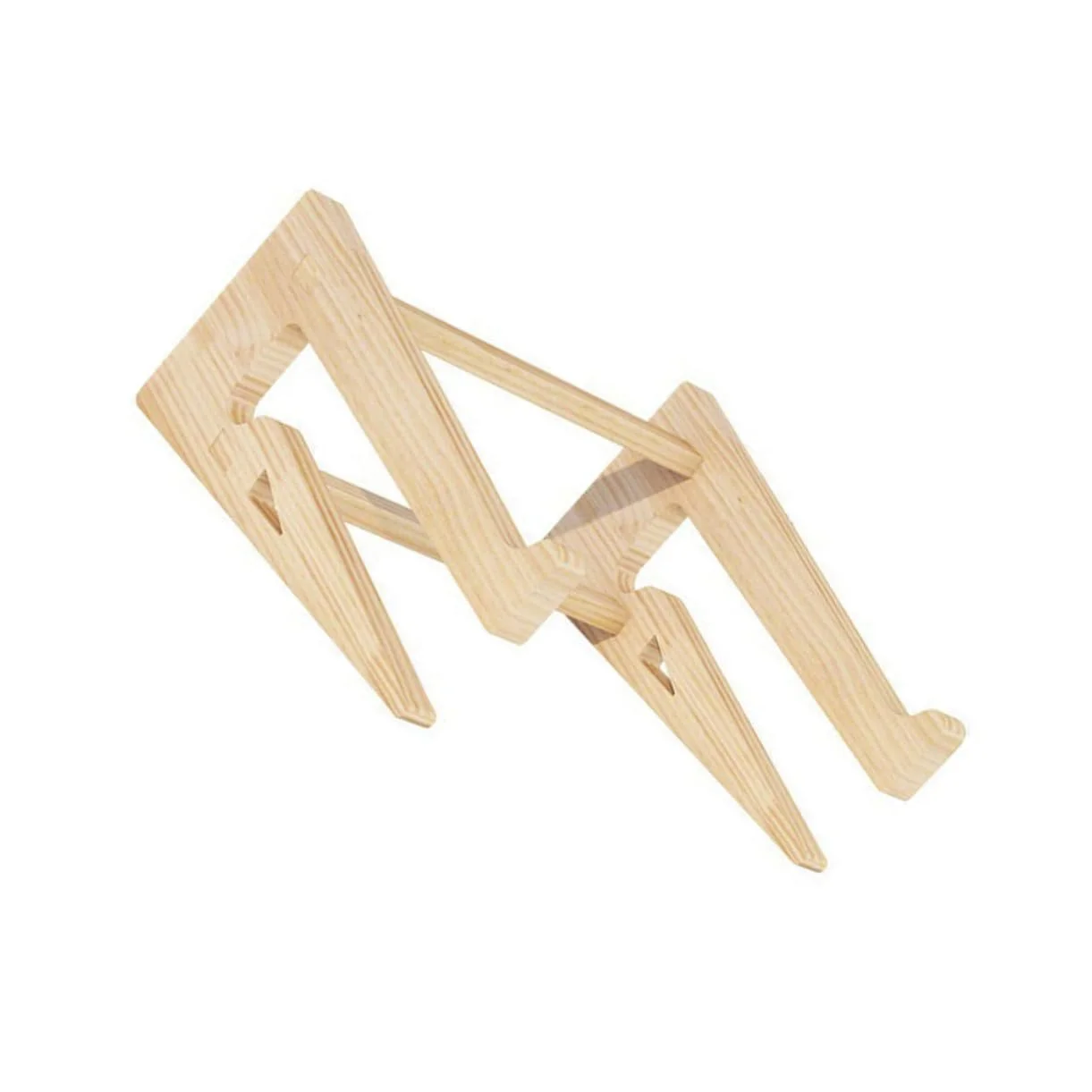 Підставка для ноутбука Дерев'яна ергономічна для комп'ютера з нековзними ніжками для кращої постави та вентиляції, фото №1