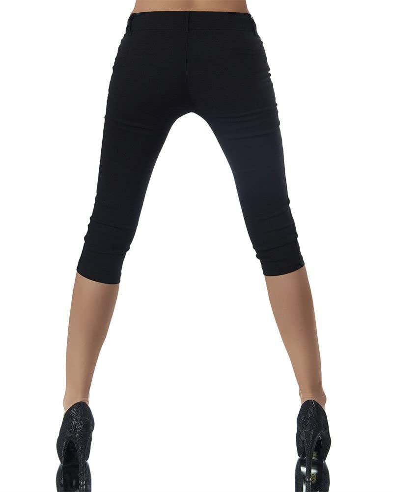 Джинсы Капри ORANDESIGNE Slim Fit, летние, легкие, фото №4