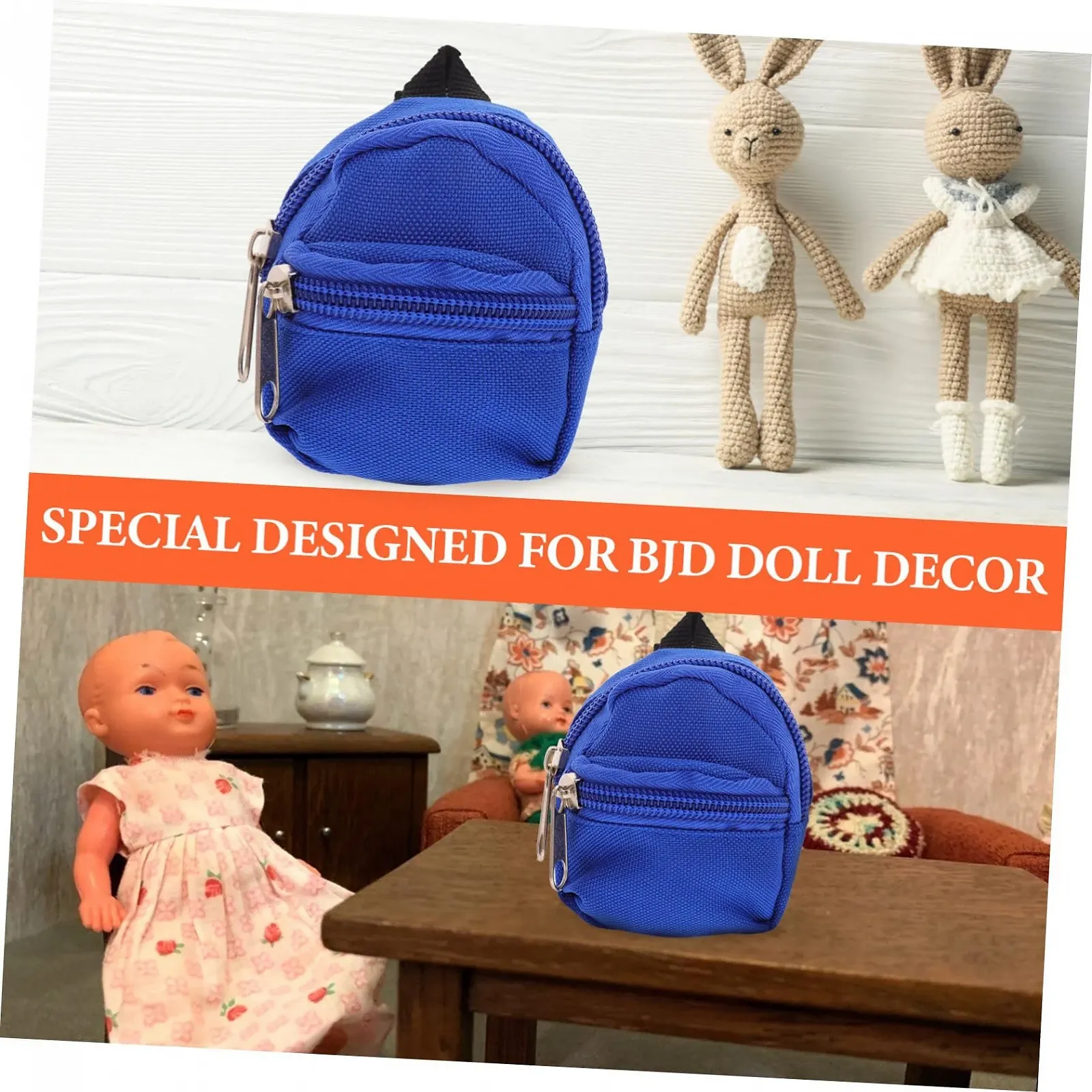 Кукольная ткань HEMOTON Мини-рюкзак, фото №8 Кукольная ткань HEMOTON Мини-рюкзак, фото №8