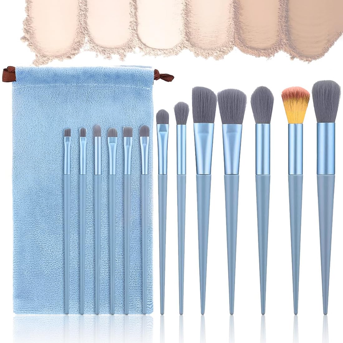 Набір MKVZIYE Makeup Brush Set 13 шт чорний, фото №1
