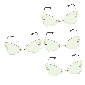 Сонцезахисні окуляри Без оправи VALICLUD Метал різнокольоровий 4 шт - Фото 1