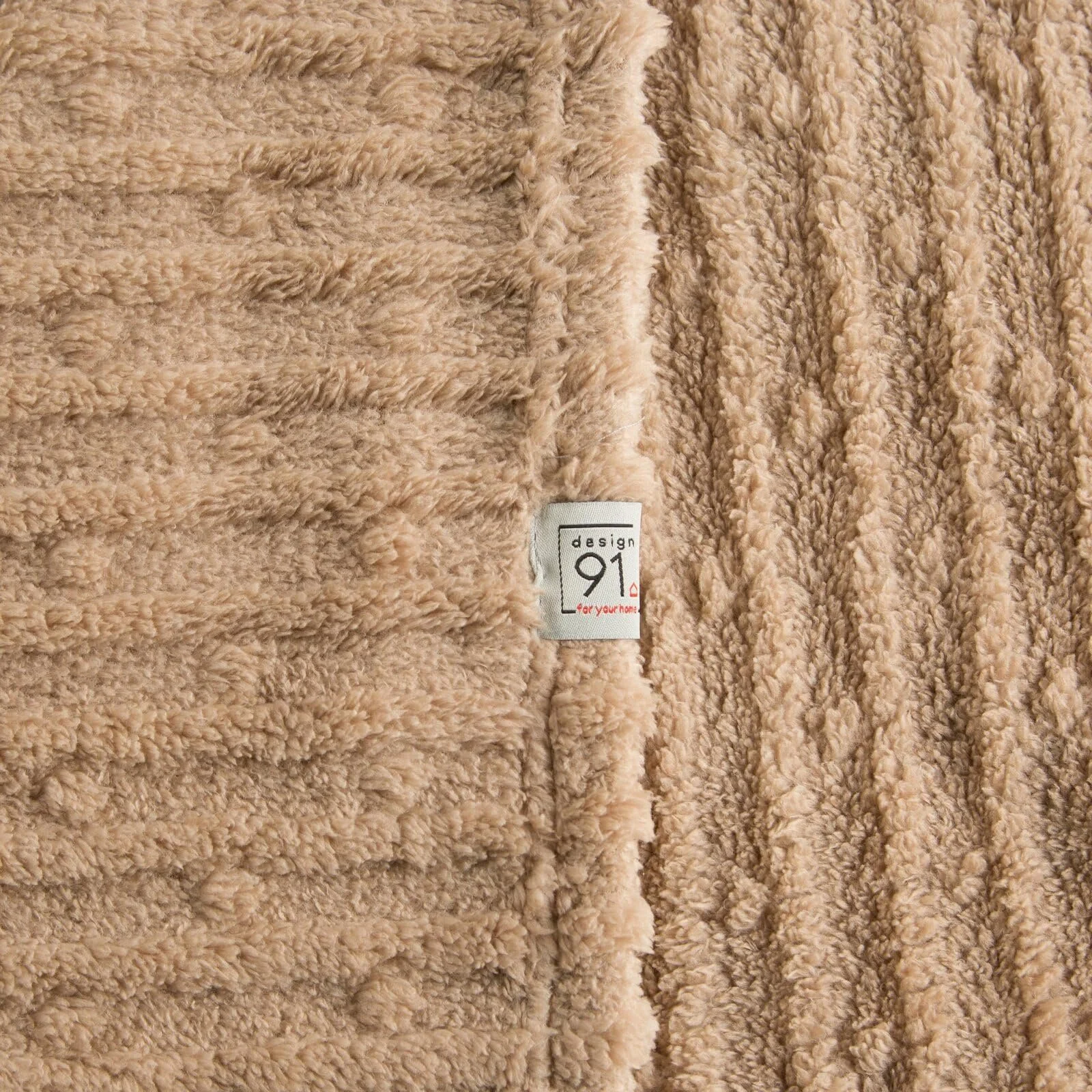 Теплий Плед Lisa, Плед для крісла, Покривало, М'який Плед для дивана, Затишний Плед для дивана (Бежевий, 200 x 220 см), фото №4