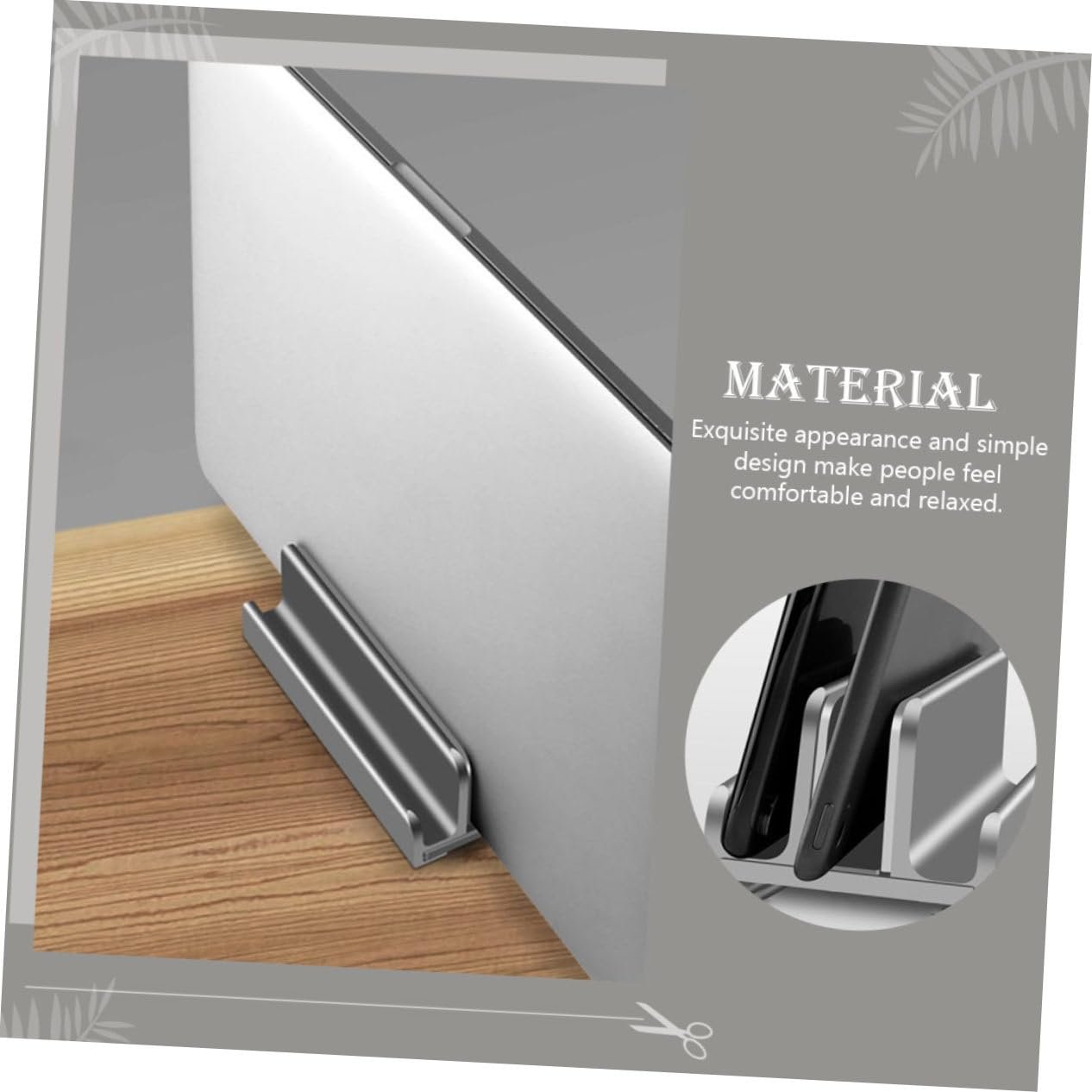 Подставка для ноутбука Алюминиевый сплав Портативная подставка для компьютера Практичный держатель для телефона Вертикальная подставка для ноутбука для стола, фото №6 Подставка для ноутбука Алюминиевый сплав Портативная подставка для компьютера Практичный держатель для телефона Вертикальная подставка для ноутбука для стола, фото №6