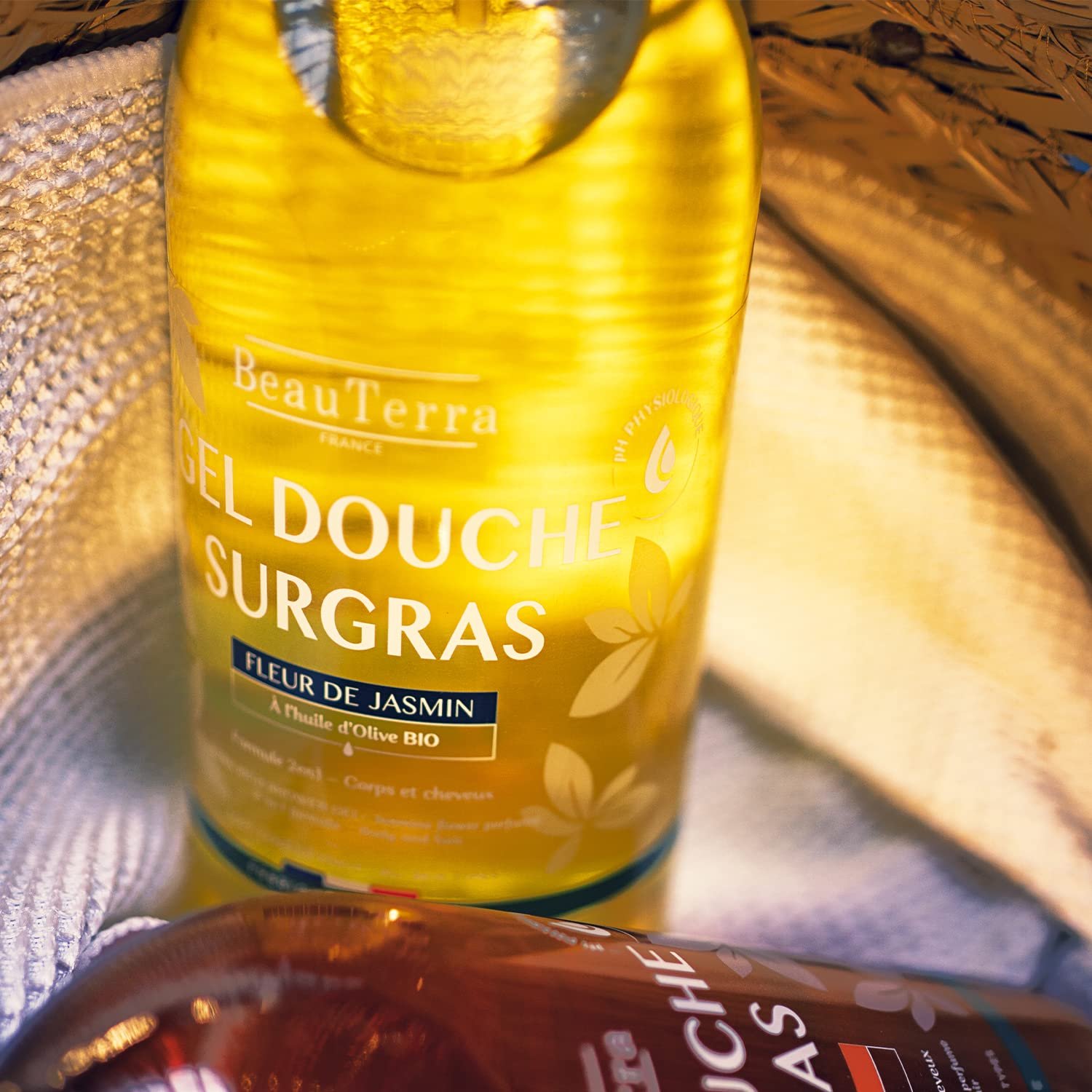 Гель для душу BEAUTERRA Jasmine 2 в 1 з Органічною Оливковою Олією 1000 мл, фото №3