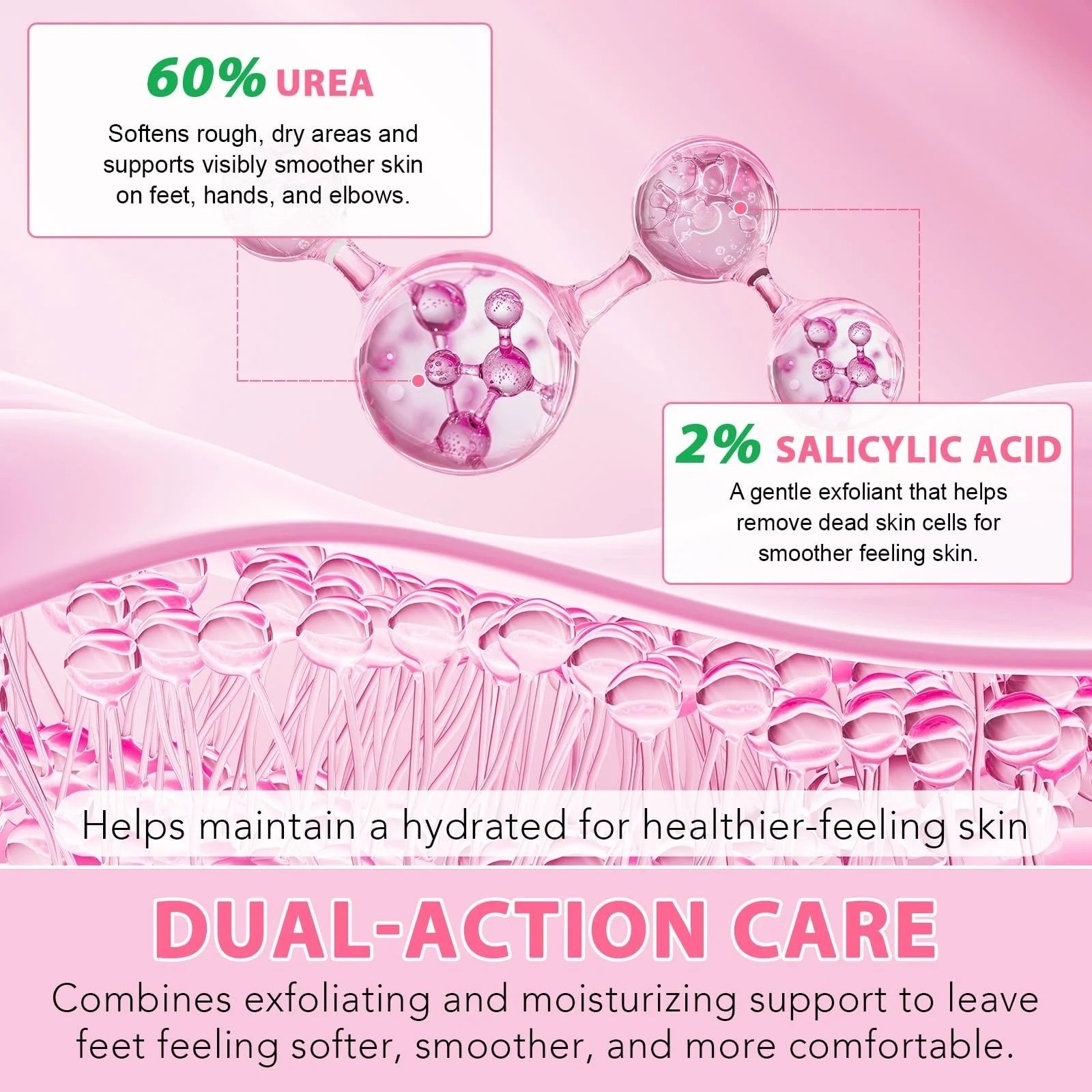 Стик-крем для ног Urea 60% с алоэ вера Персик, фото №3