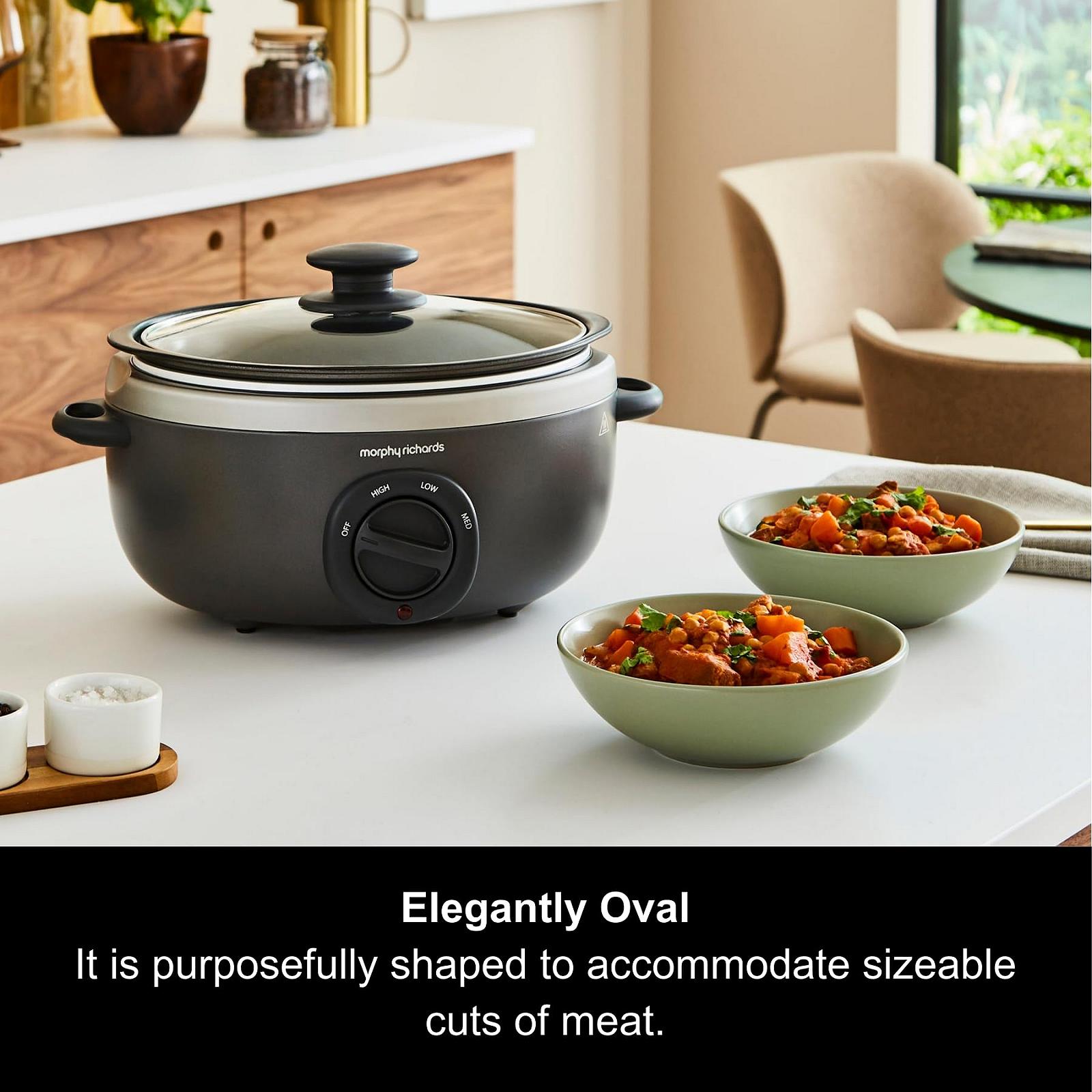 Мультиварка Morphy Richards Sear and Stew 460022 3.5 литра титановая, фото №2 Мультиварка Morphy Richards Sear and Stew 460022 3.5 литра титановая, фото №2