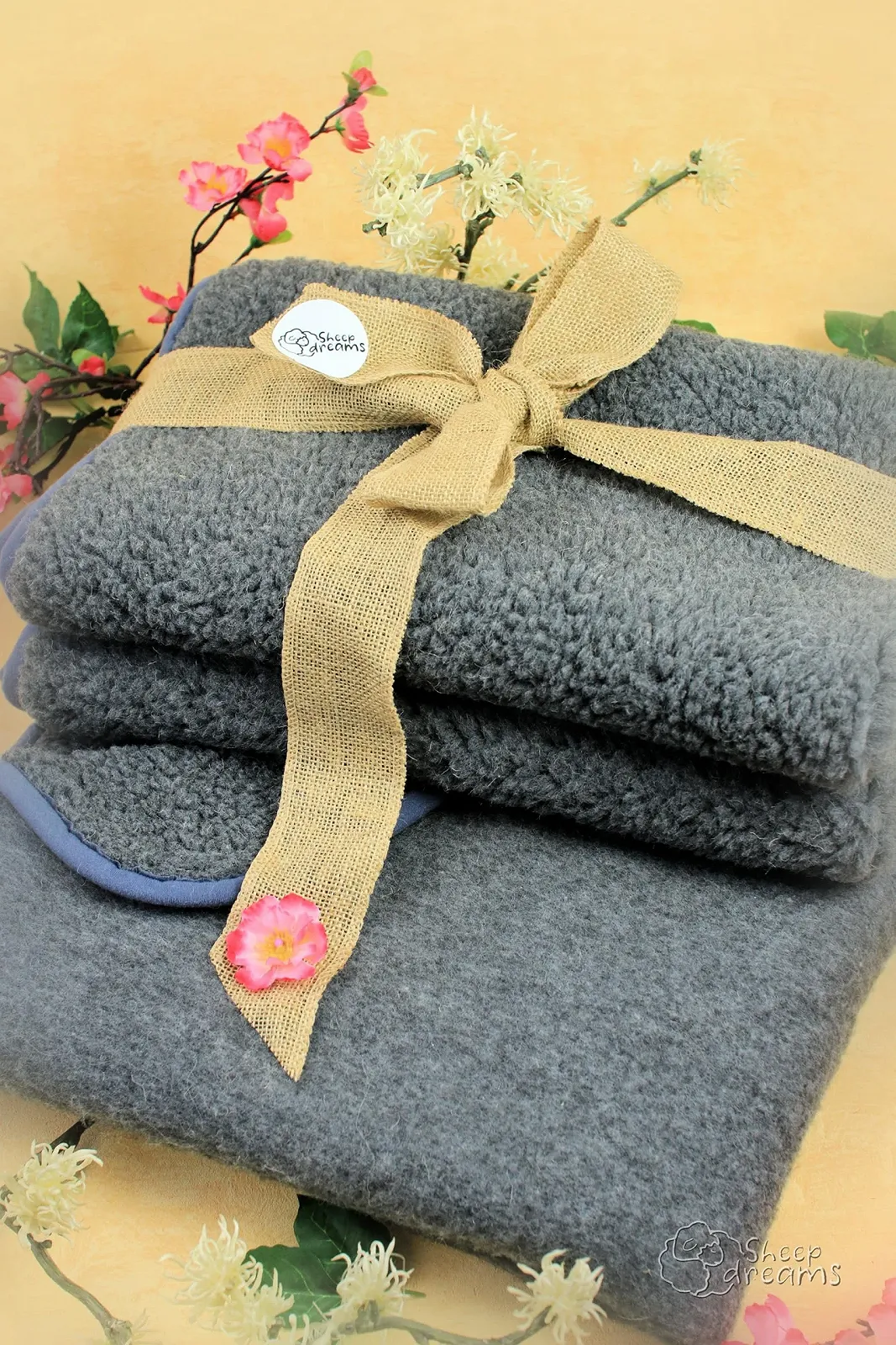 Вовняна Покривало Sheep Dreams, Вовняна Покривало з овечої вовни, 100% вовна мериноса, фото №5