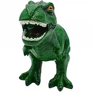 Скарбничка Dekohelden24 Dinosaurier T-Rex XXL Керамічна Зелена 22 x 32 см synthetic.ua - Фото 1