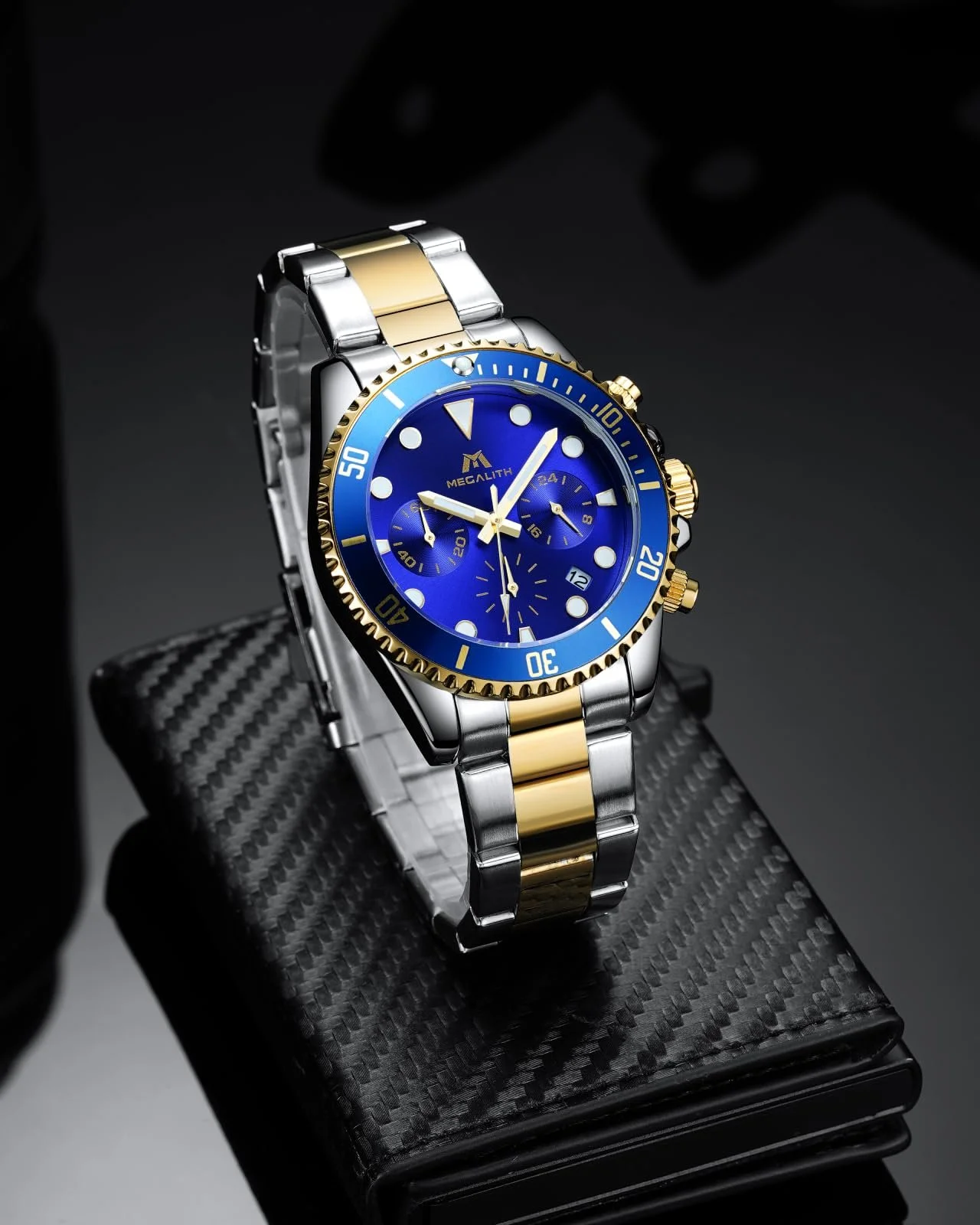 Годинник MEGALITH Чоловічий з нержавіючої сталі Хронограф Кварцовий, фото №4 Годинник MEGALITH Чоловічий з нержавіючої сталі Хронограф Кварцовий, фото №4