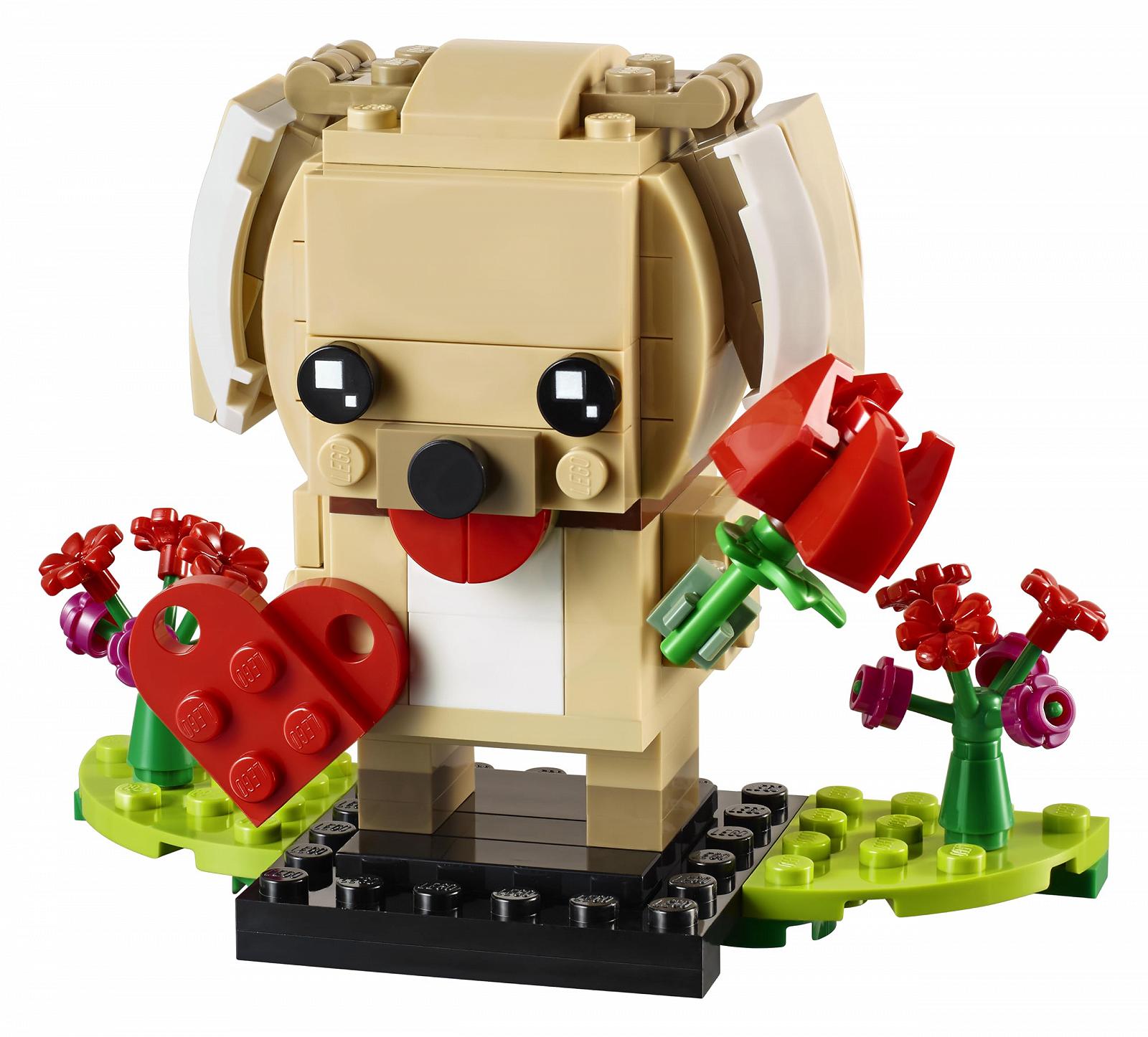 Конструктор Lego Brickheadz 40349 Valentine's Day Puppy, фото №2 Конструктор Lego Brickheadz 40349 Valentine's Day Puppy, фото №2