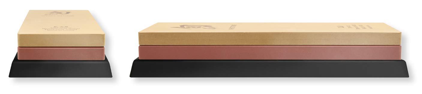 Точильний камінь KAI Shun Combination Sharpening Stone Grit 1000/4000 21 x 7 x 3 см комбінований водний камінь, фото №1