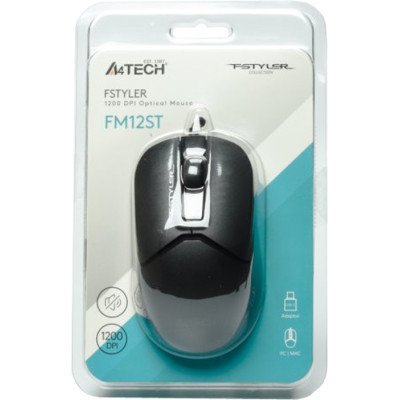 Мышка A4Tech FM12ST USB Black (4711421990271), фото №10