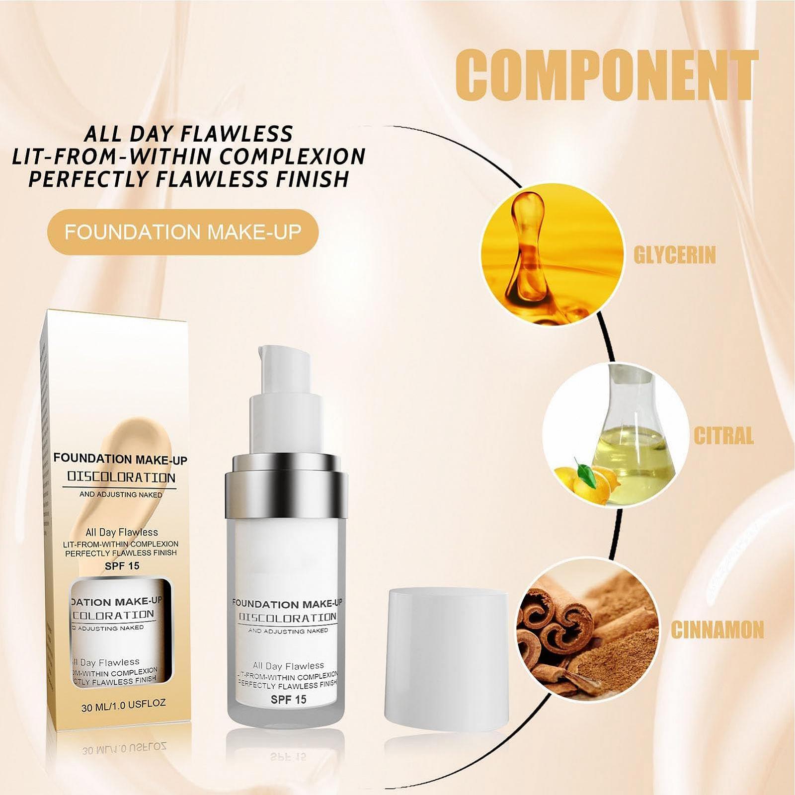 Основа Nude Face Cover Concealer для зрелой кожи с изменением цвета, фото №6 Основа Nude Face Cover Concealer для зрелой кожи с изменением цвета, фото №6