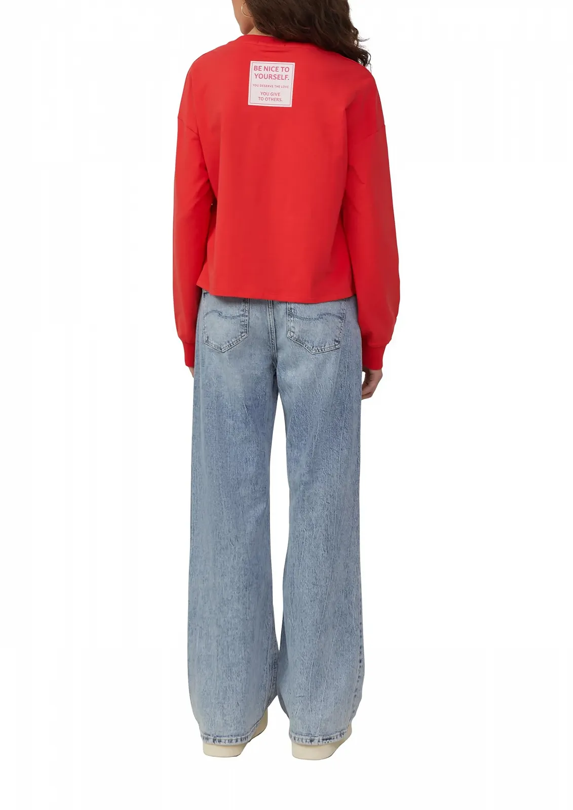 Толстовка QS Вышитая с принтом на спине, фото №4