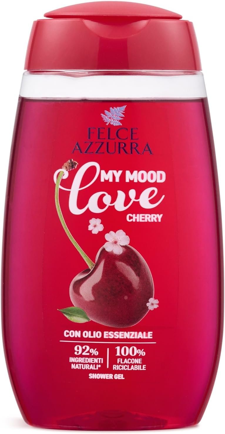 Гель для душу Felce Azzurra My Mood Love Cherry 2 x 250 мл, фото №1