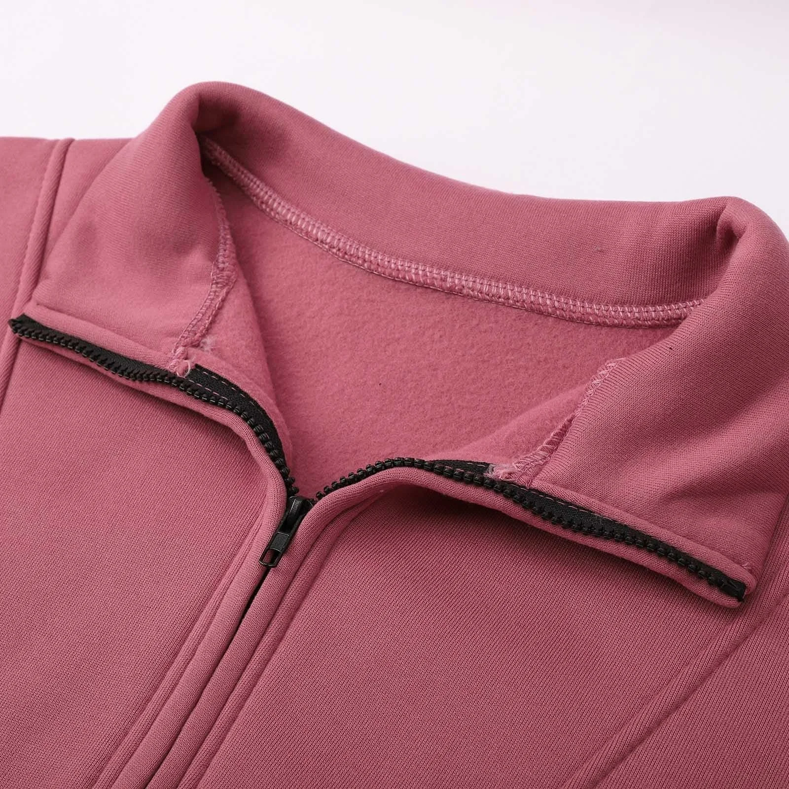 Женская толстовка на молнии с длинным рукавом, фото №8