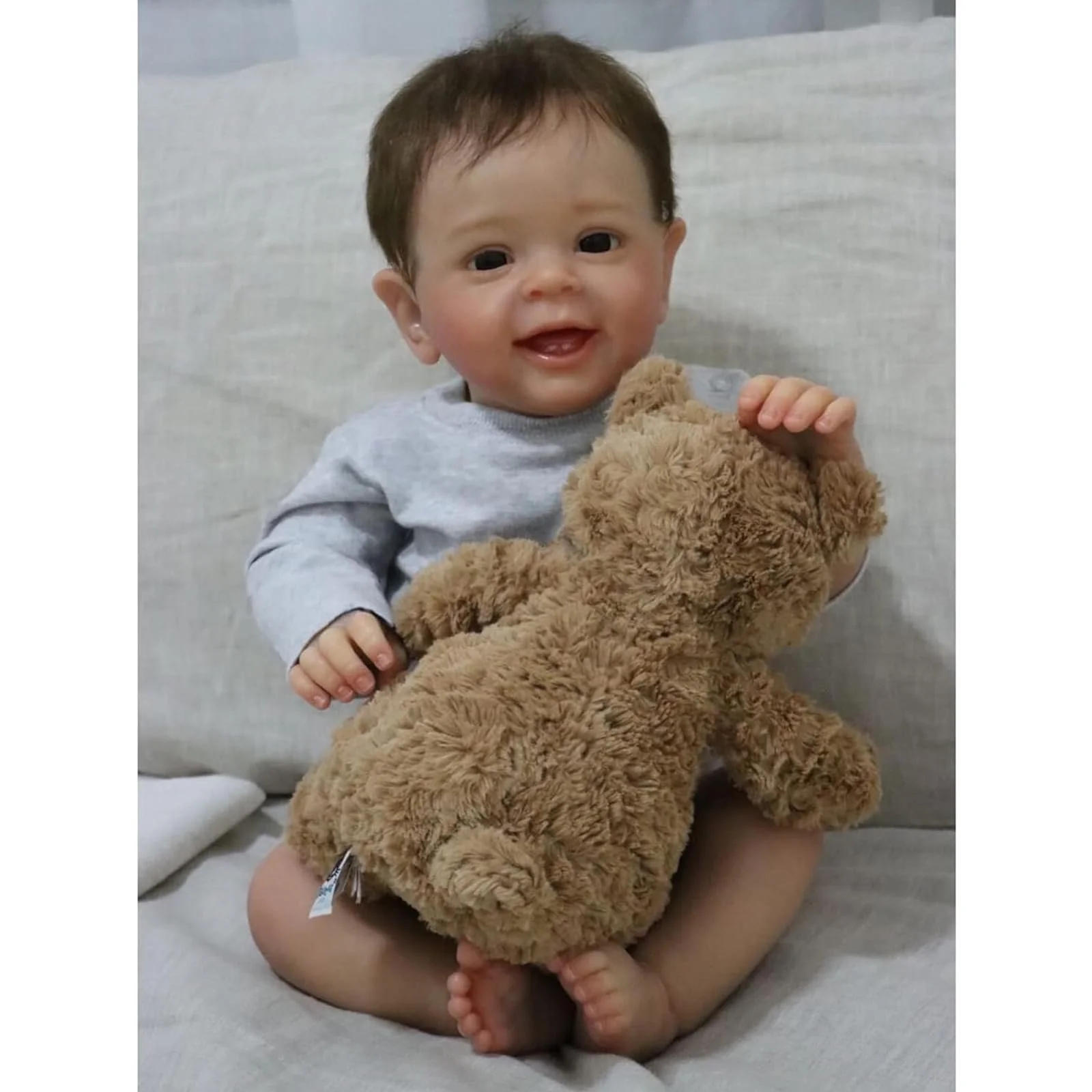 Кукла ZIYIUI Reborn Baby 22 дюйма, силиконовая девочка с мягким телом, реалистичная новорожденная кукла, малыш, фото №1 Кукла ZIYIUI Reborn Baby 22 дюйма, силиконовая девочка с мягким телом, реалистичная новорожденная кукла, малыш, фото №1