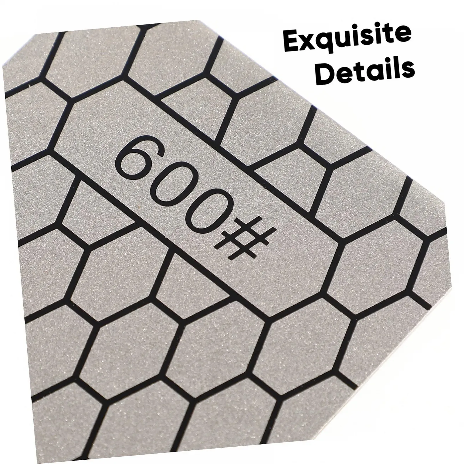 Алмазный точильный камень Diamant 3 шт 600/1000/1200 грит с нескользящим основанием, фото №4