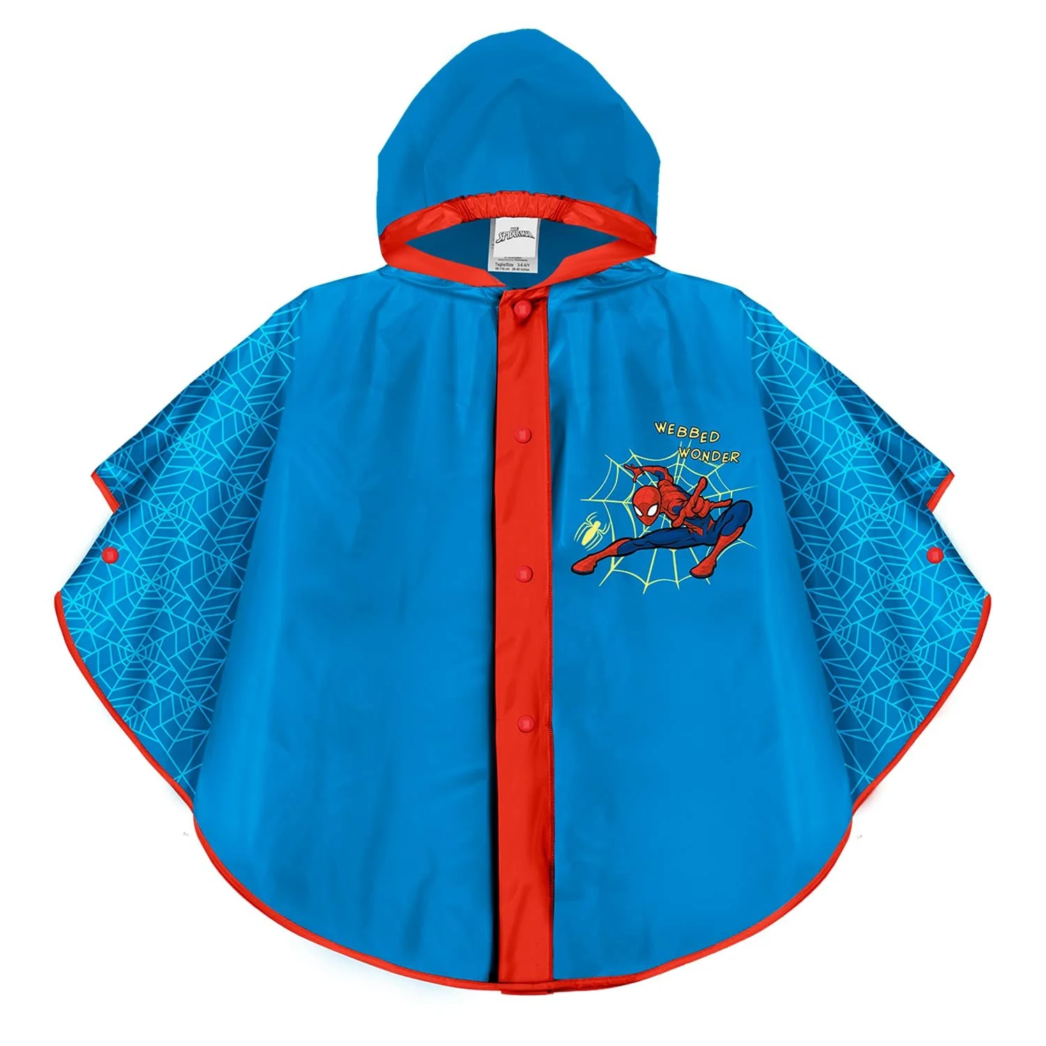 Дождевой плащ PERLETTI Marvel Spiderman для детей, фото №1
