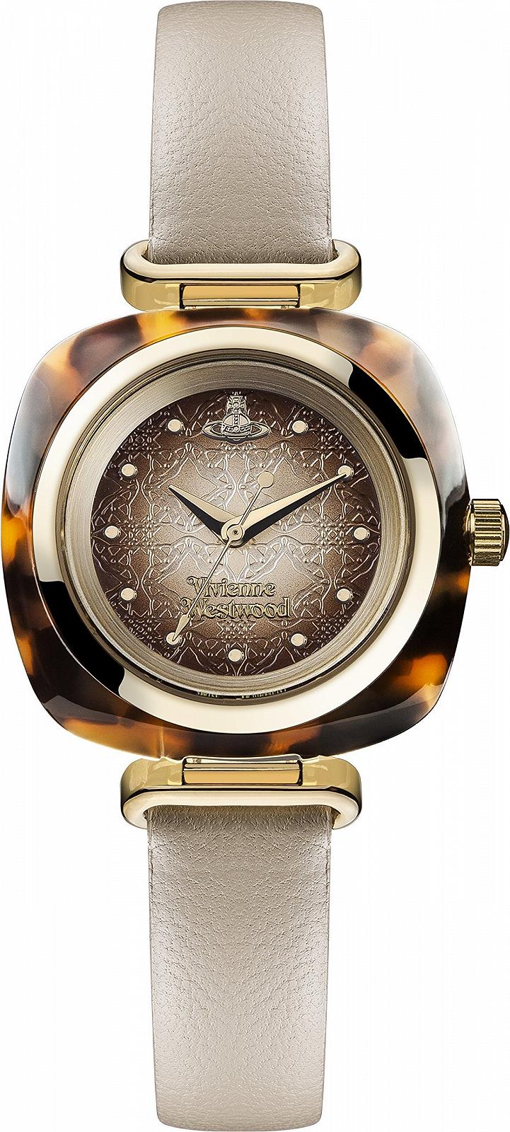 Годинник кварцовий жіночий Vivienne Westwood Beckton VV141BG, бежевий ремінець, фото №1