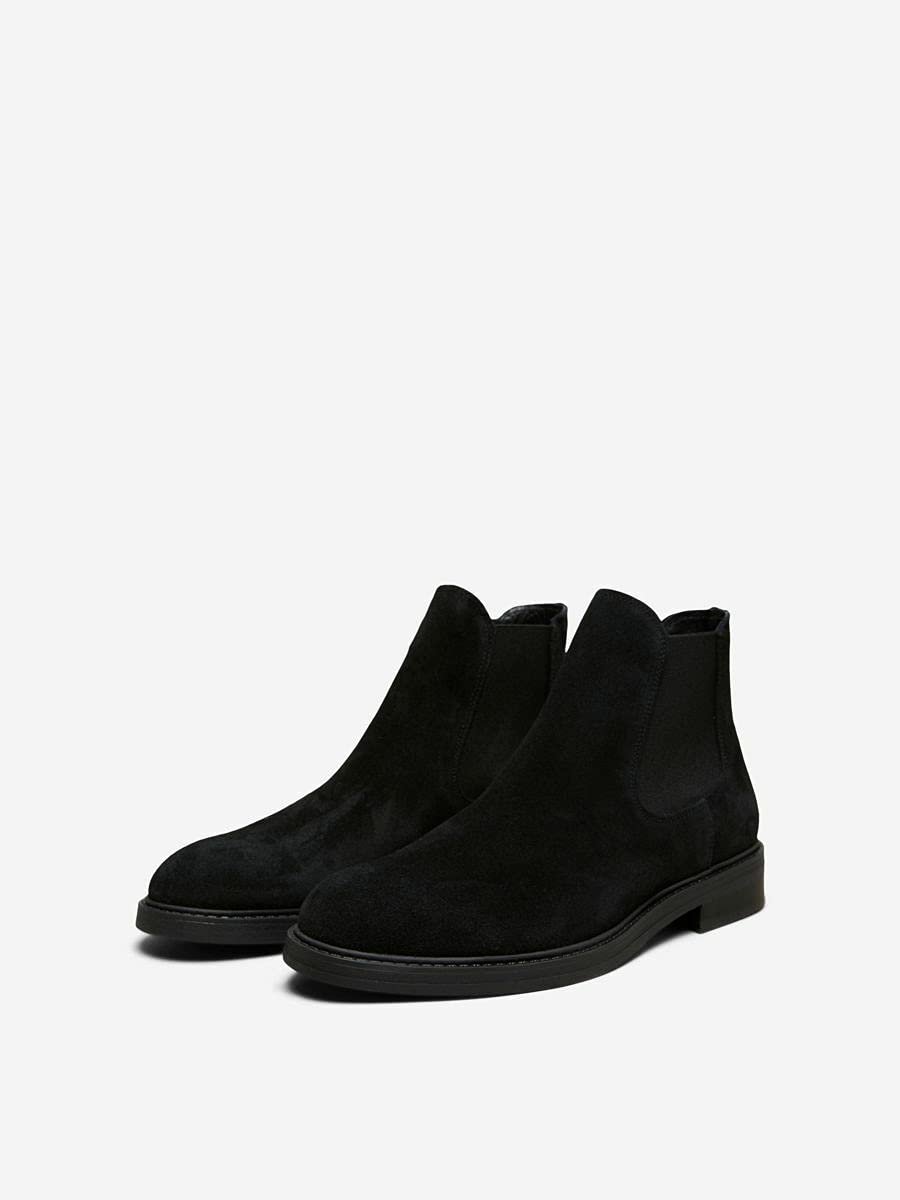 Челсі SELECTED HOMME Slhblake Suede Chelsea Boot B Noos Чоботи, фото №4