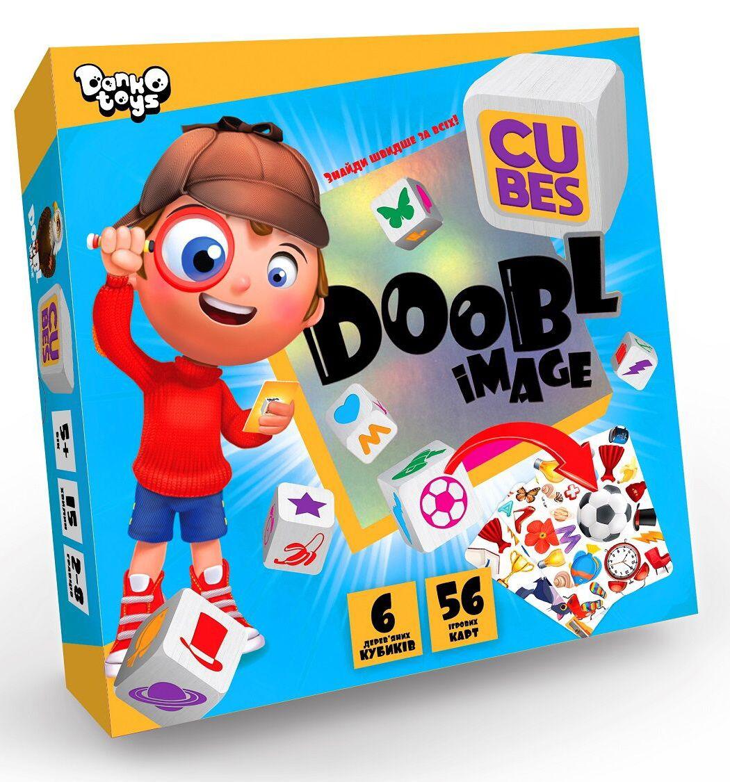 Настільна гра Dankotoys Doobl Image Cubes укр (DBI-04-01U), фото №1