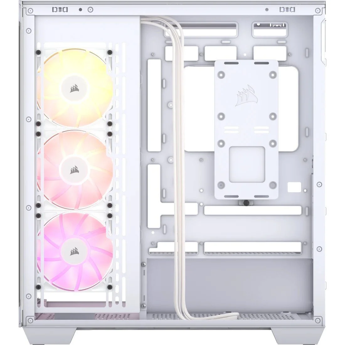 Корпус Corsair 3500X ARGB / Mid-Tower / 3x120mm ARGB Fans / E-ATX / без БЖ / Білий, фото №3