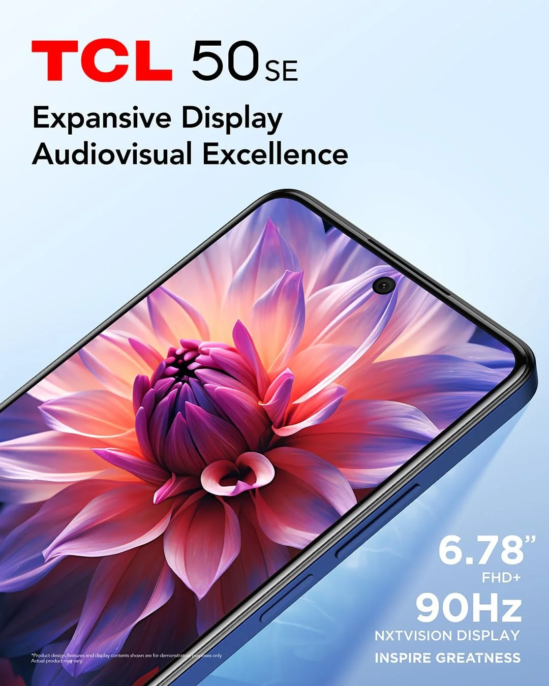 Смартфон TCL 50 SE 6GB/256GB 6.8" Space Grey, фото №2