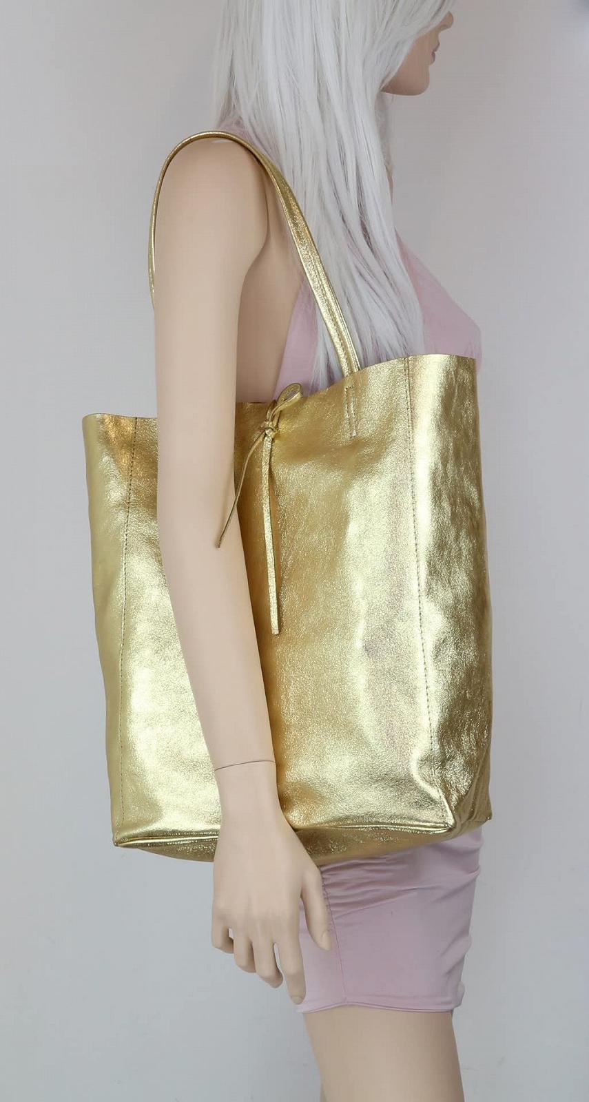 Жіноча сумка з відкритим верхом із натуральної шкіри Girly Handbags, фото №5