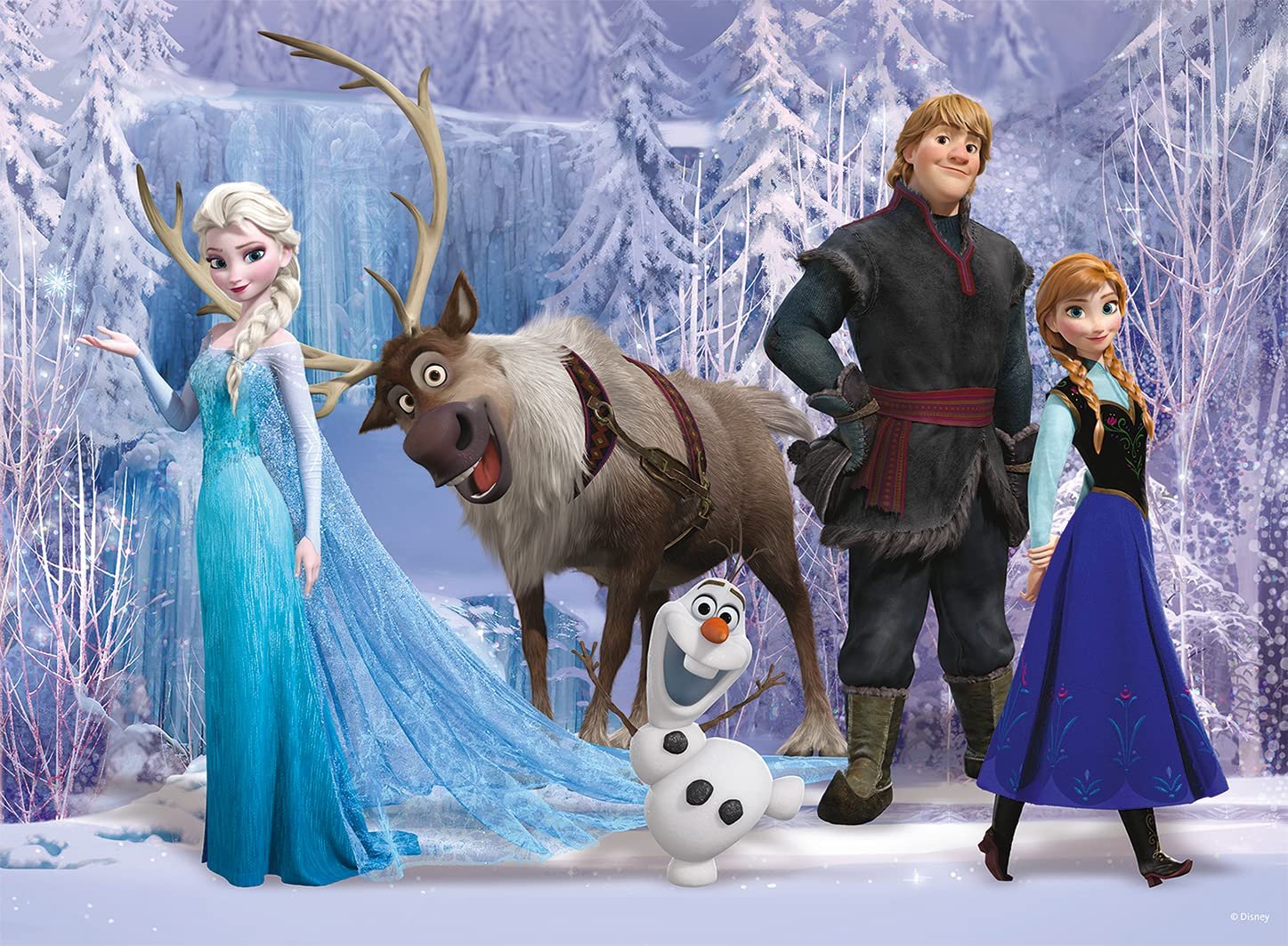 Детский пазл XXL Ravensburger Disney Frozen 10516 В королевстве Снежной королевы 100 элементов, фото №2 Детский пазл XXL Ravensburger Disney Frozen 10516 В королевстве Снежной королевы 100 элементов, фото №2
