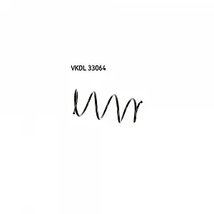 Пружина подвески SKF VKDL 33064 для RENAULT, передняя ось - Фото 1