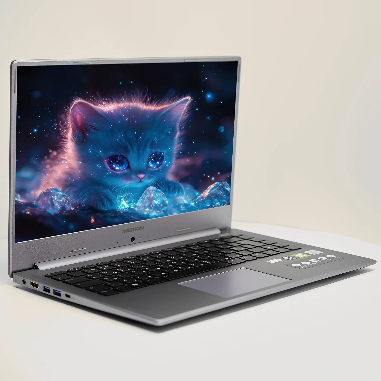 Ноутбук 15.6'' Medion (Lenovo Group) Akoya P6645 | IPS (1920x1080) FullHD | Intel Core i7-10510U | RAM 8 ГБ | SSD 256 ГБ |  Nvidia GeForce | Intel UHD Graphics |  Металевий корпус | Підсвітка клавіатури | Win11 (5028), фото №4