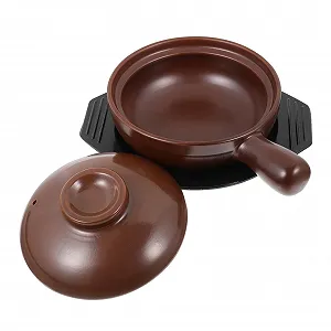 Керамическая кастрюля с ручкой термостойкая, антипригарное покрытие, компактная - Фото 1