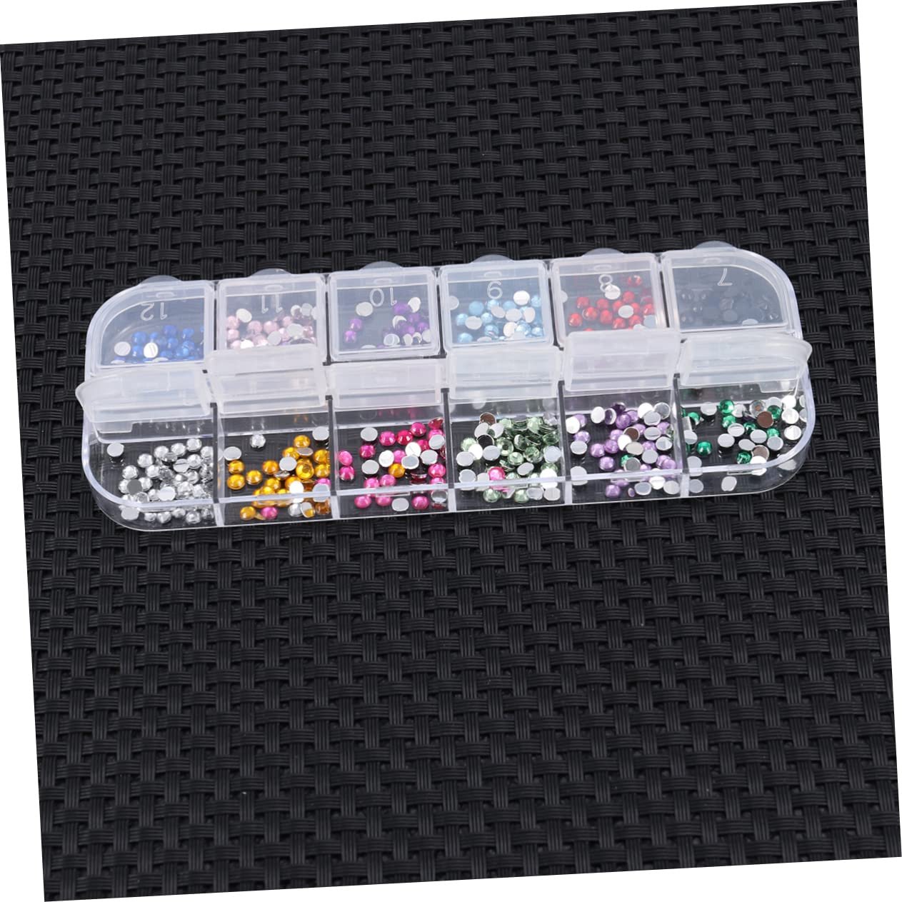 Точечные украшения для ногтей Healeved 12 шт., стразы, аксессуары для ногтей, дизайн ногтей, кристаллы Dingding, блестки, фото №4