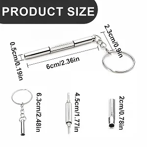 Набір BIRLOZA з 4 міні викруток з нержавіючої сталі для ремонту окулярів та ювелірних виробів synthetic.ua - Фото 1