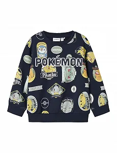 Толстовка NAME IT Pokemon Nreg Sweat Unb Sky для хлопчиків - Фото 1