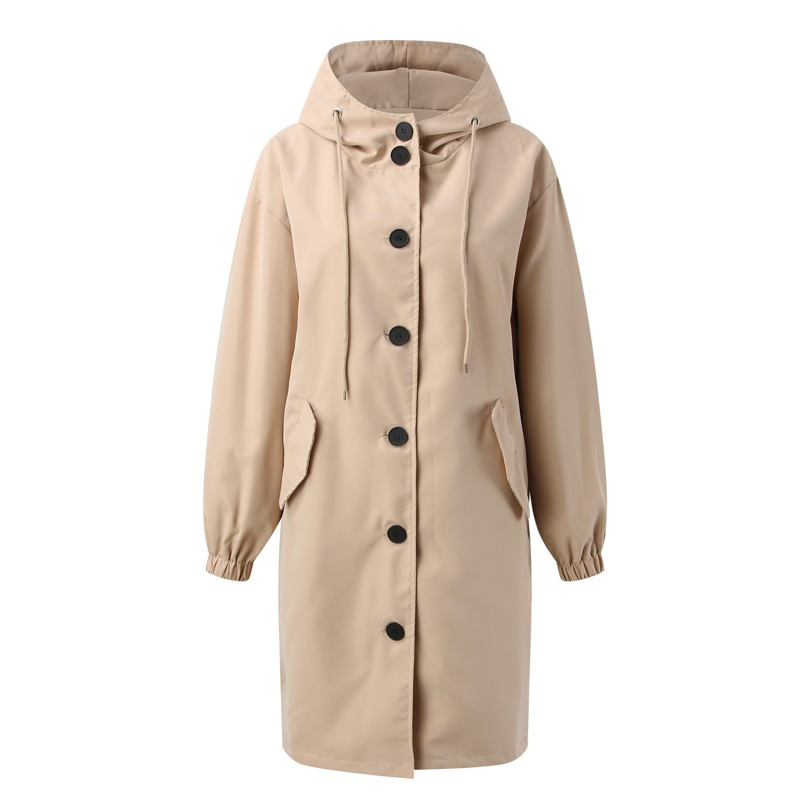 Куртка з капюшоном SRZYMJ Довга Повсякденна, фото №5