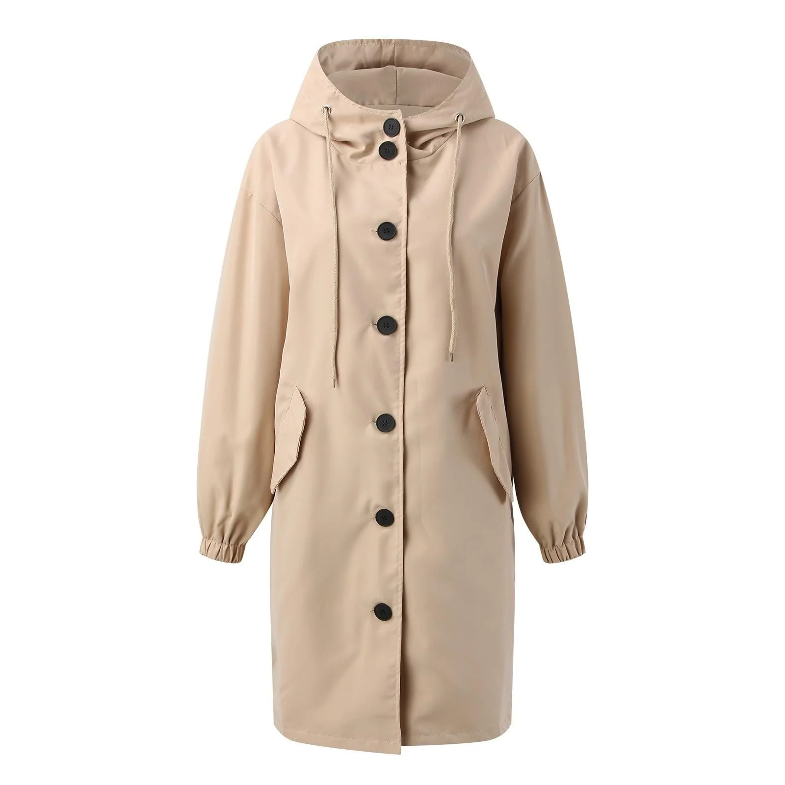 Куртка с капюшоном SRZYMJ Длинная Повседневная, фото №5 Куртка с капюшоном SRZYMJ Длинная Повседневная, фото №5