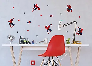 Наклейка для стін DKs 1090 Spider-Man 30x30 см Різнокольорова synthetic.ua - Фото 1