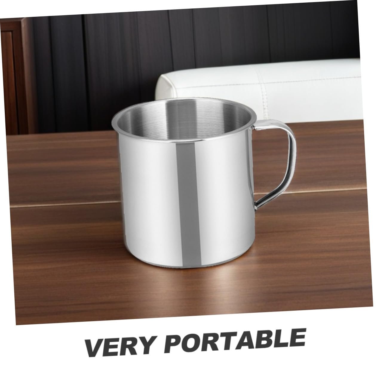 Набор из 2 питьевых чашек из нержавеющей стали. Многоцелевые герметичные чашки для воды для детских комнат и отдыха. Идеально подходят для школьных поездок и занятий спортом., фото №3