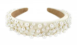 Обруч Axy HRK2BP з бісером і тканиною - Фото 1