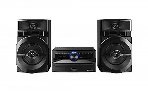 Мінісистема Panasonic 300 Вт, 2-смугова акустика, низькочастотний динамік: 13 см, CD-програвач, CD-R / RW, Bluetooth, USB, 30 FM / 15AM RDS, AUX, якість звуку, FM / AM RDS радіо синій synthetic.ua - Фото 1