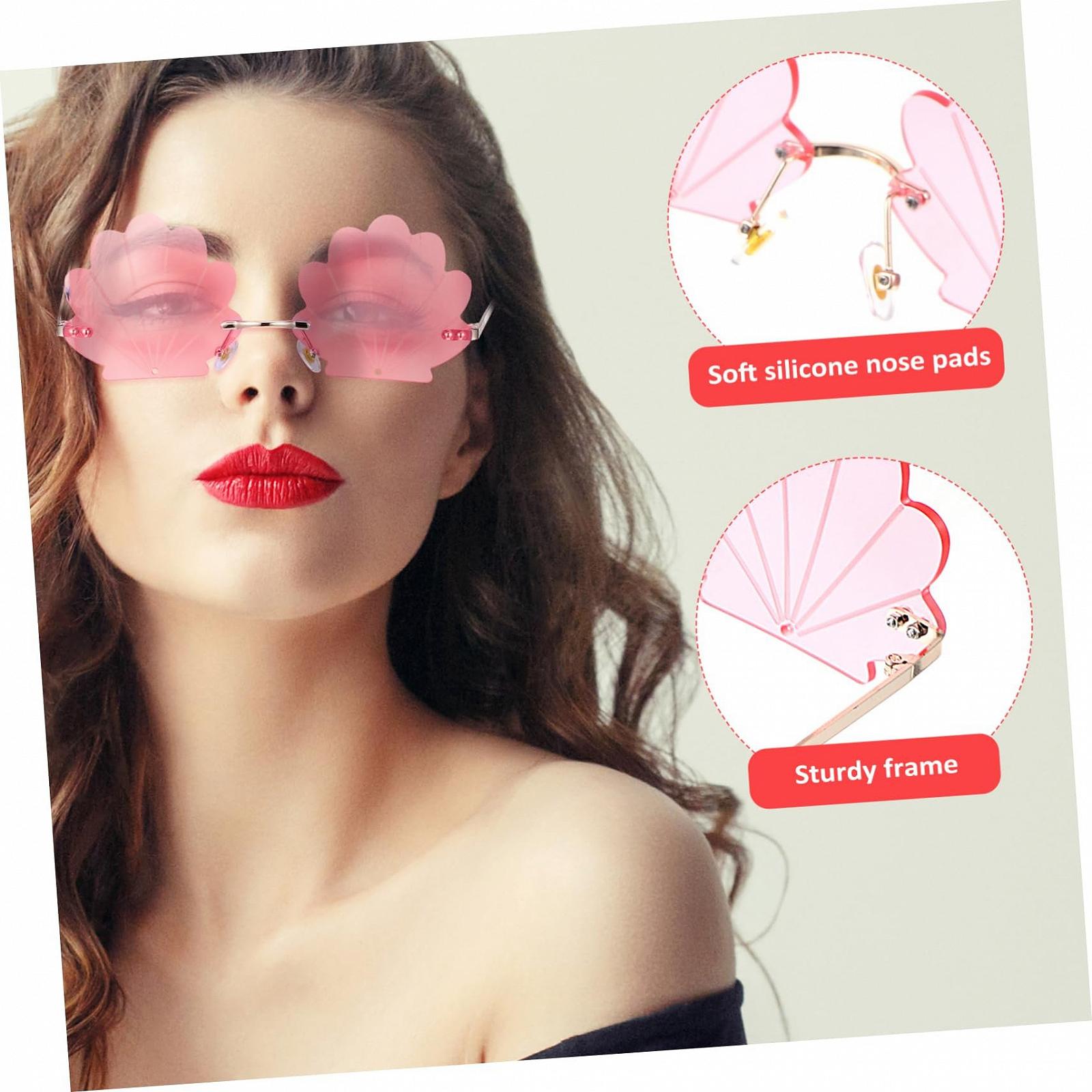 Сонцезахисні окуляри Без оправи Valiclud для вечірок з золотою оправою, фото №9 Сонцезахисні окуляри Без оправи Valiclud для вечірок з золотою оправою, фото №9