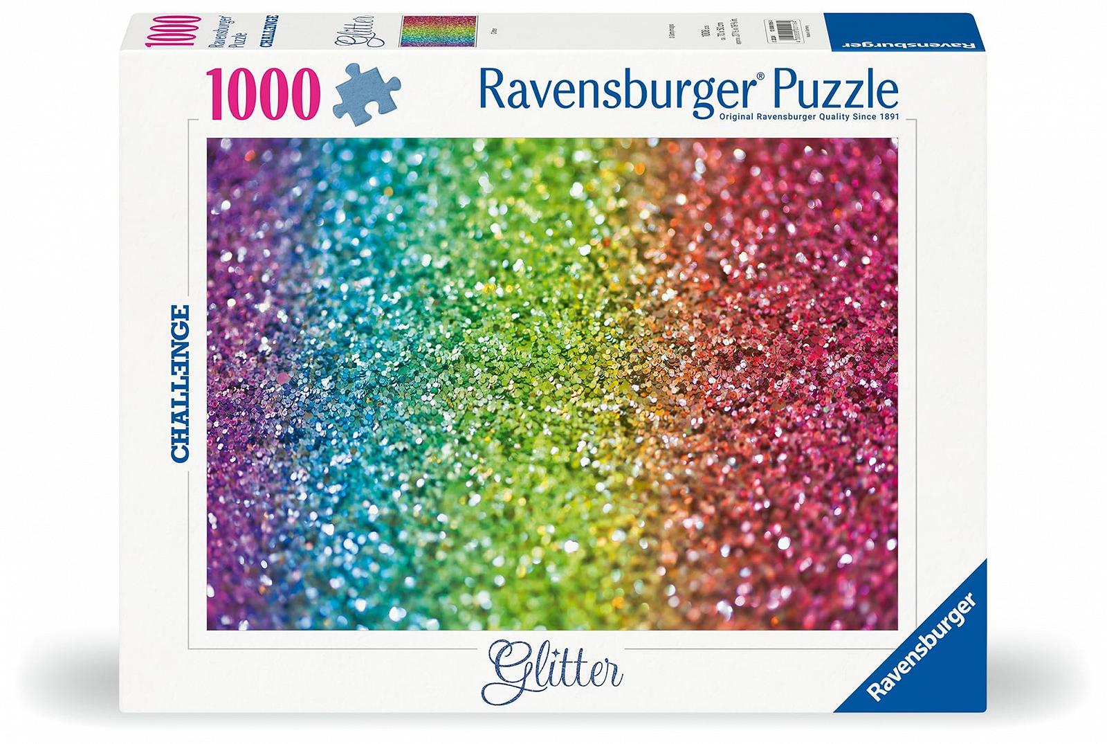 Пазл Ravensburger Challenge 12000116 Puzzle Glitter 1000 деталей, фото №2