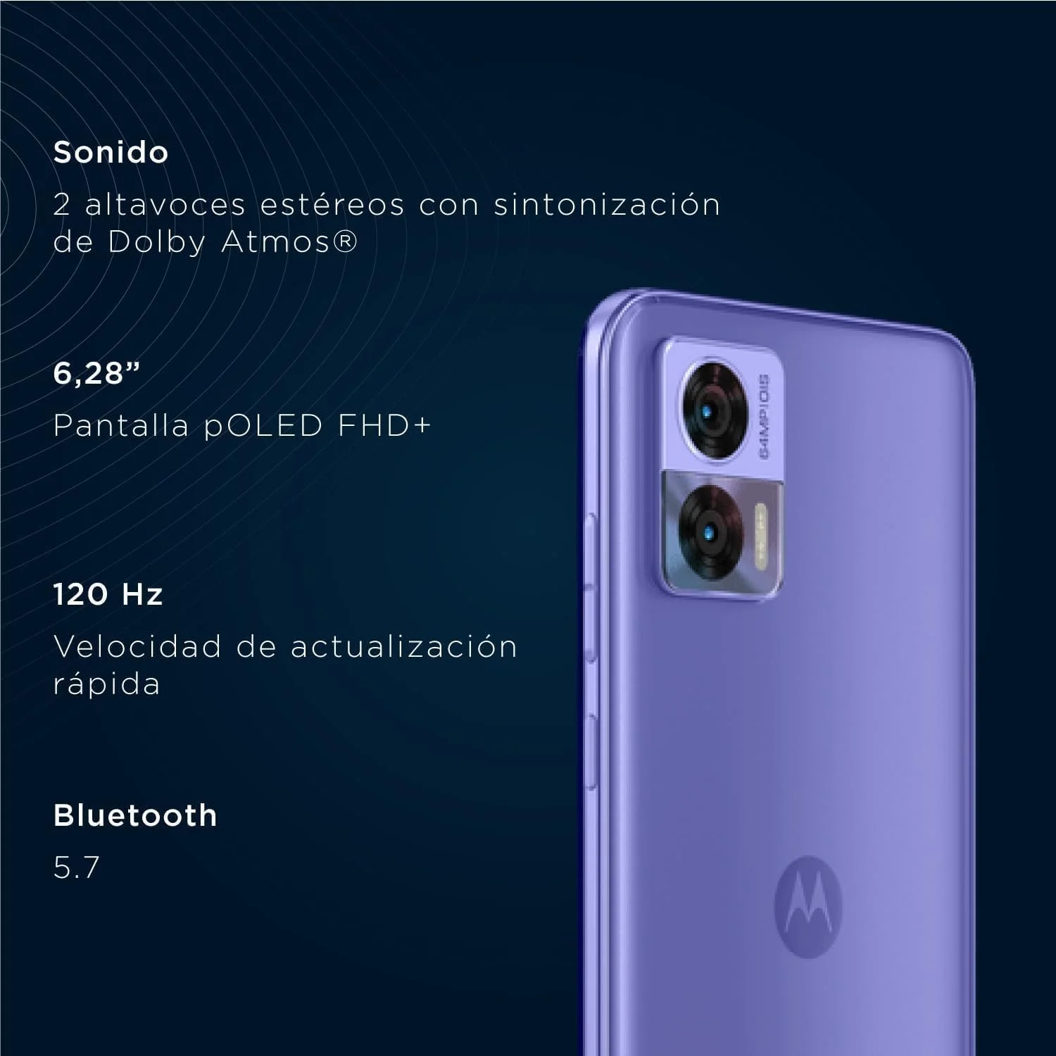 Смартфон Moto Edge 30 Neo 128GB 8GB RAM Purple National Team, фото №4