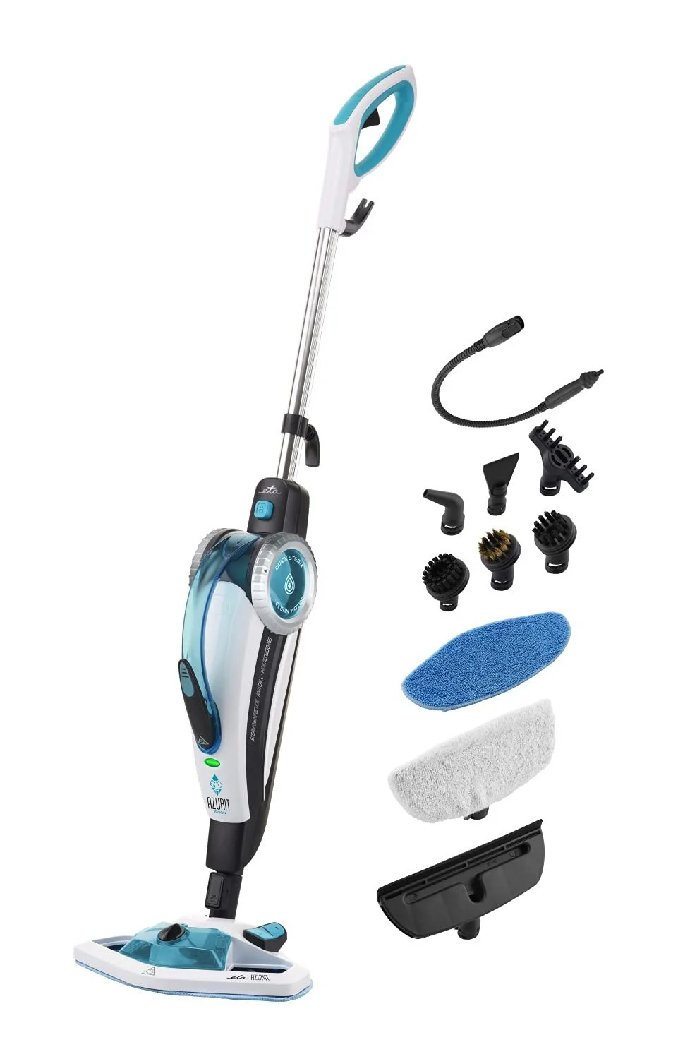 Пароочисник ETA Azurit 1500 W 2 в 1 400 мл парова швабра, фото №1 Пароочисник ETA Azurit 1500 W 2 в 1 400 мл парова швабра, фото №1