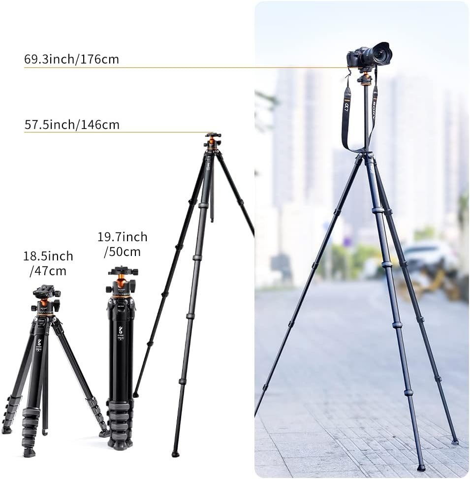 Штатив K&F Concept KF09.105 Черный, фото №7